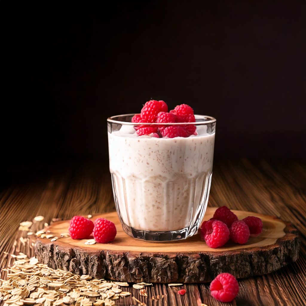 smoothie avena frutos rojos